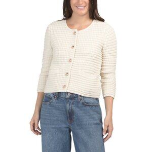 PAIGE Ivory Oberon Cardigan